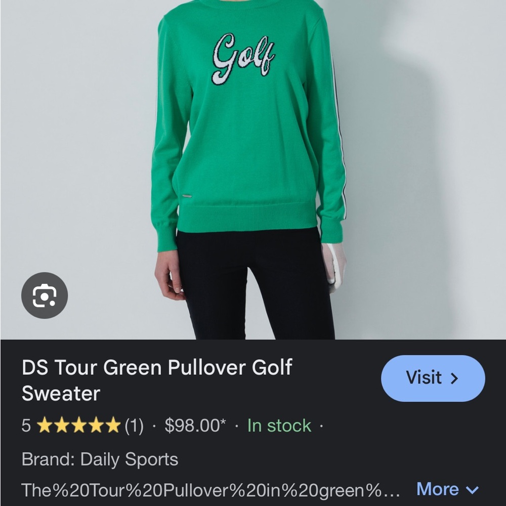 Daily Sports Green Crew Neck Sweater